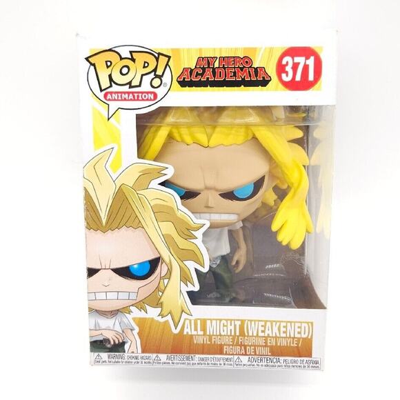 Funko Pop! Animation My Hero Academia All Might (Weakened) #371 Vinyl Figure Toy - Picture 1 of 6